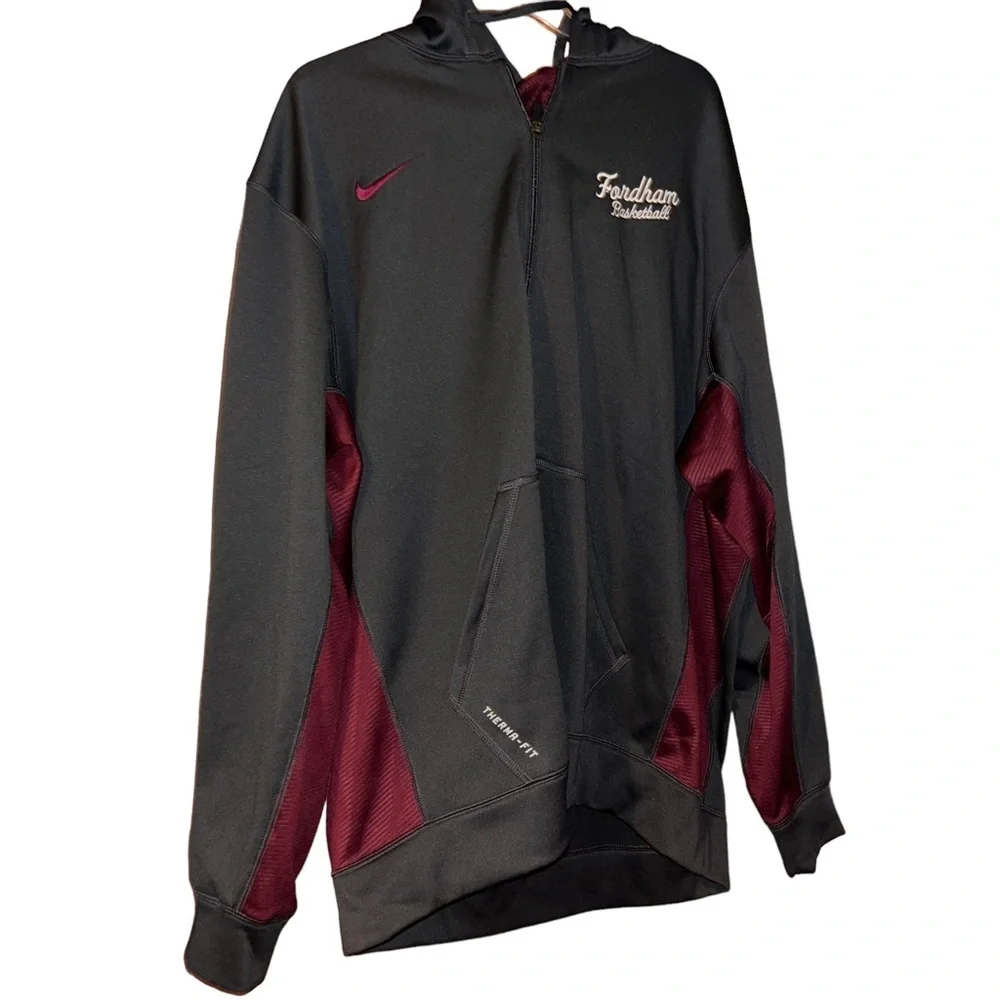 Men Fordham university rams basketball hoody jacket 2x xxl hoodie